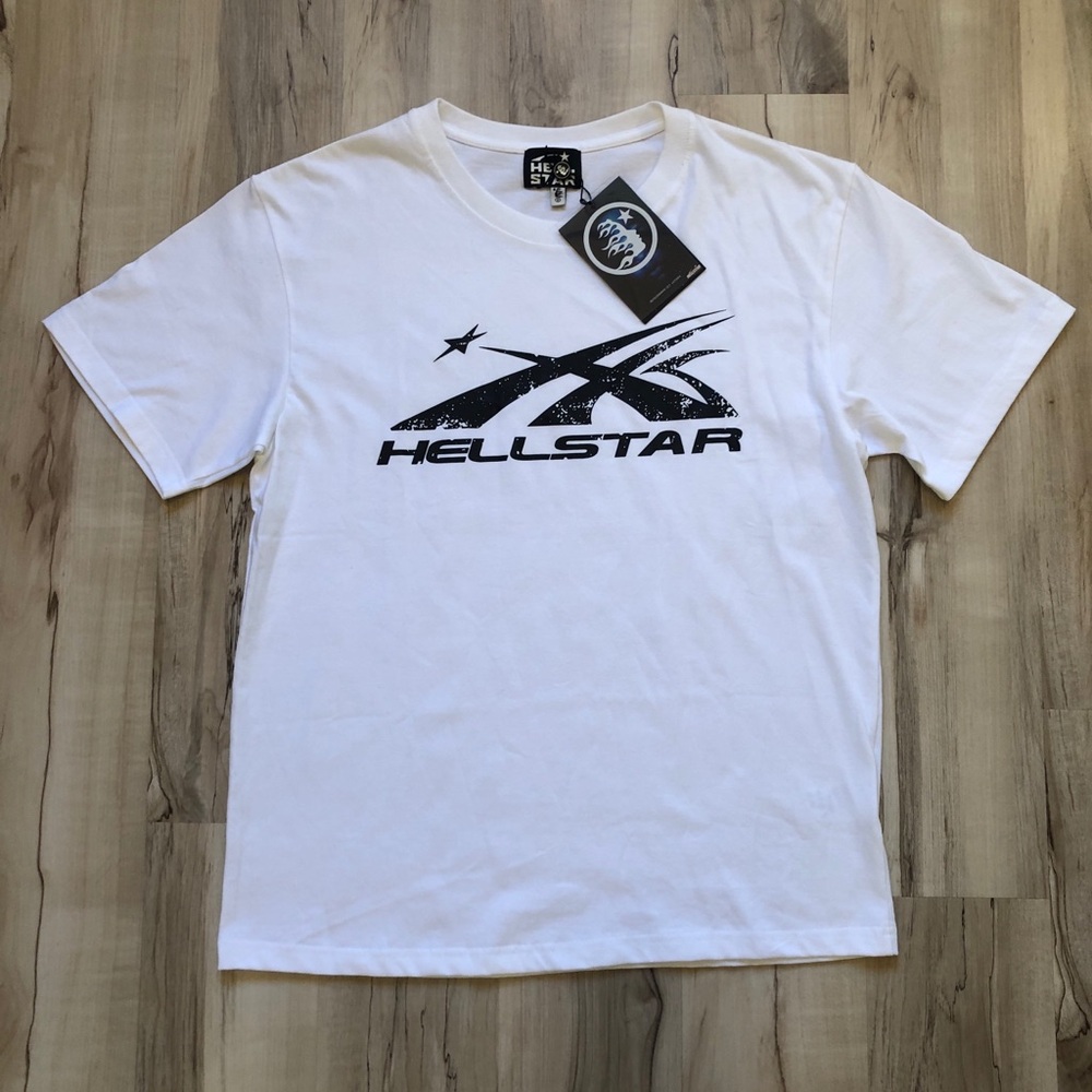 Hellstar Capsule 10 Path to Paradise White Black Graphic T-Shirt Men's Large NWT